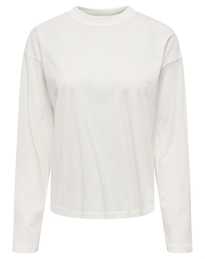 Only - ONLHappy Langarmshirt - Cloud Dancer